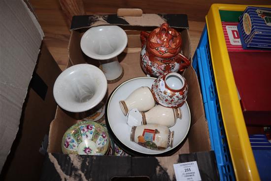 A quantity of Japanese ceramics